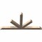 Ekena Millwork Saratoga Smooth Timber Gable Bracket, Douglas Fir, 96"W x 48"H x 5 1/2"D x 5 1/2"F, 12/12 Pitch GBW096X48X0606SAR00SDF - alternate 5